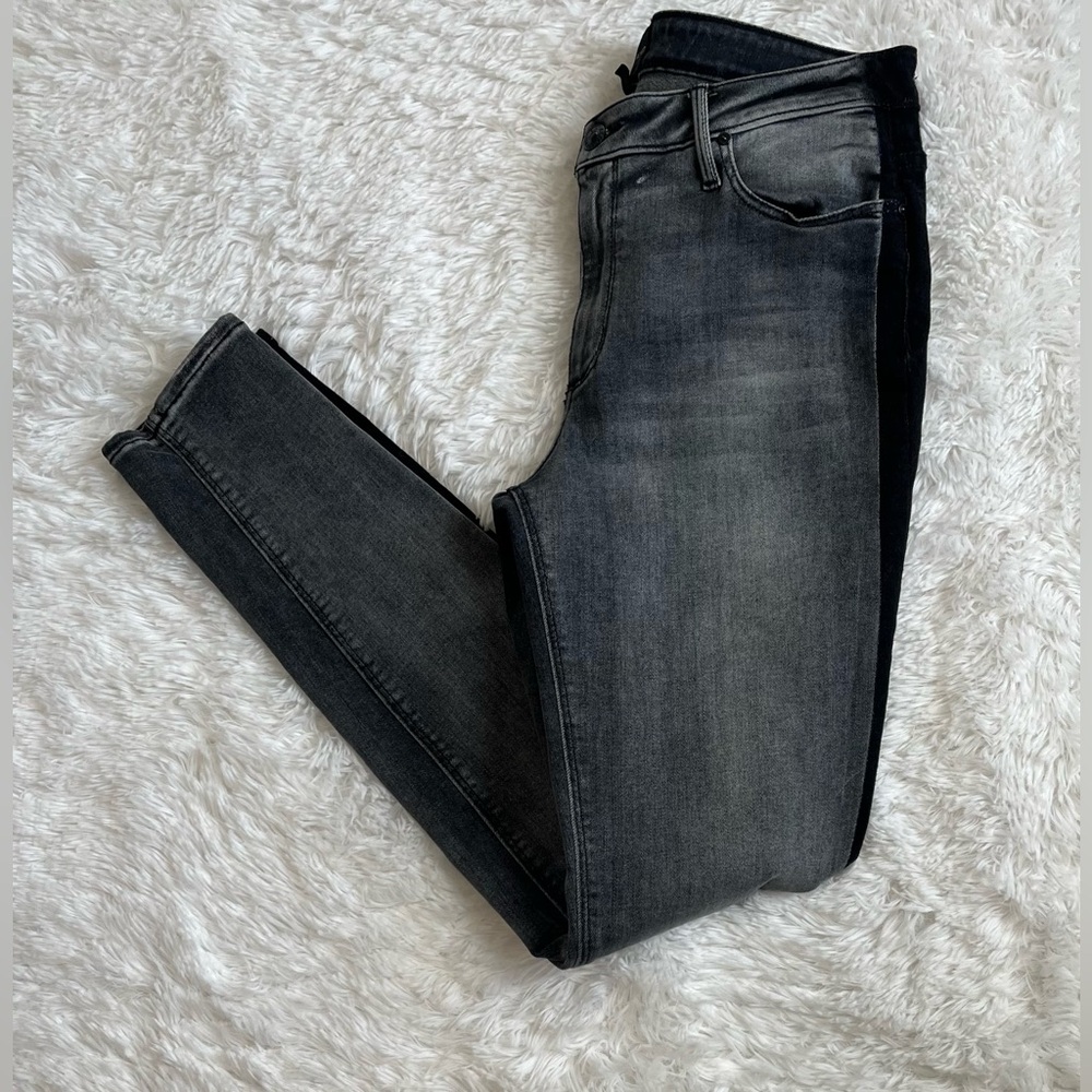 Black Orchid Jude Mid Rise Super Skinny in Overshadow